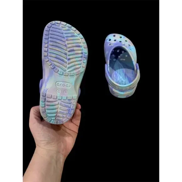 Girls Tie dye 11C Crocs - Picture 3 of 4